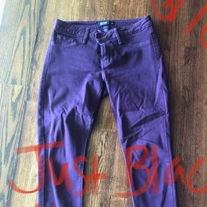Just Black plum skinny jean